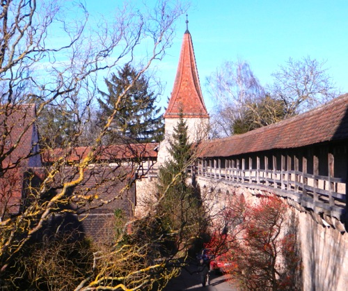 City wall surrounding the historic center