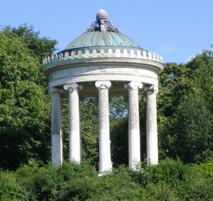 Monopteros in the English Garden in Munich