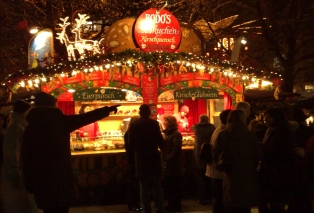 Gluehwein is sold almost everywhere