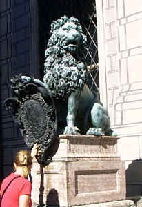 Bronze Lion Munich