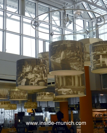 Cafe in Terminal 1 at Munich Airport